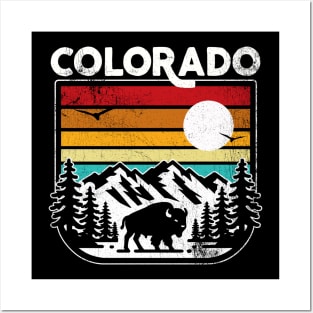 Colorado Vintage Outoor Design Posters and Art
